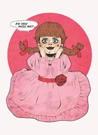 Annabelle Horror Pop Film liefde crush verliefd 